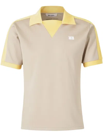 WALES BONNER EMBROIDERED-LOGO POLO SHIRT