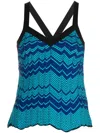 Wales Bonner Fully-pleated Knitted Top In Blue