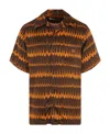 Wales Bonner 'pocketed Rhythm' Short Sleeve Shirt In Green