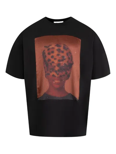 Wales Bonner Graphic-print T-shirt In Black