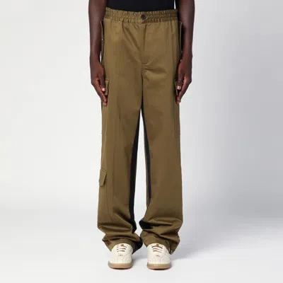 Wales Bonner Wide Cargo Track Pants In Green