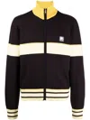 Wales Bonner Haven Track Top Clothing In Black Yellow