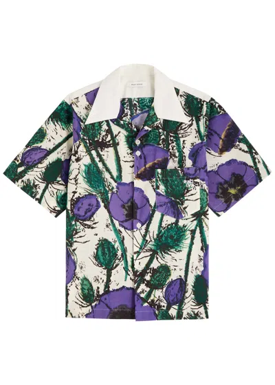WALES BONNER WALES BONNER HIGHLIFE BOWLING PRINTED COTTON SHIRT