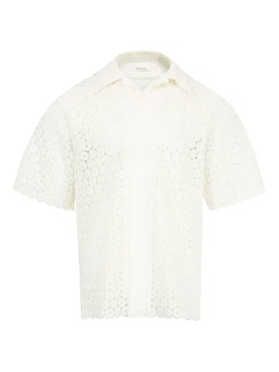 Wales Bonner Highlife Bowling Shirt In Neutral