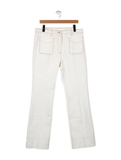 Pre-owned Wales Bonner High-rise Wide Leg Jeans W/ Tags In Neutrals