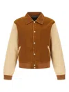 Wales Bonner Homecoming Corduroy Baseball Jacket In Brown