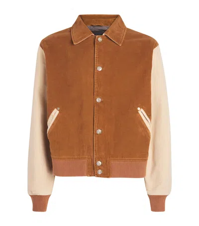 Wales Bonner Homecoming Varsity Jacket In Brown