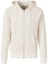 Wales Bonner Hooded Sweatshirt With Zipper In Neutrals
