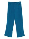 Wales Bonner Houndstooth Track Trousers In Blue