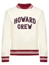 Wales Bonner Embroidered Cotton Polo Sweatshirt In White