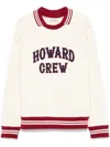 Wales Bonner Embroidered Cotton Polo Sweatshirt In White