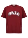 Wales Bonner Bordeaux Cotton Howard T-shirt In Brown
