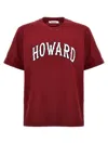 Wales Bonner Bordeaux Cotton Howard T-shirt In Brown