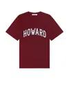 Wales Bonner Bordeaux Cotton Howard T-shirt In Brown