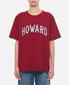 Wales Bonner Bordeaux Cotton Howard T-shirt In Brown
