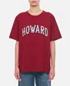 Wales Bonner Bordeaux Cotton Howard T-shirt In Brown