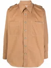 Wales Bonner Issac Cotton-blend Twill Shirt