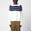 Wales Bonner Fair Isle Crewneck Sweater In Multicolour