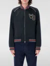 Wales Bonner Marvel Jacket In Navy Blue In Blau