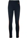 Wales Bonner Jazz Leggings In 599 Navy