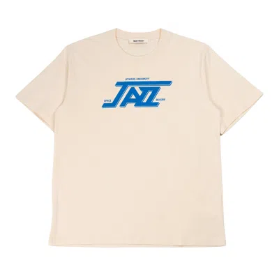 Wales Bonner Jazz T-shirt In Ivory In Avorio