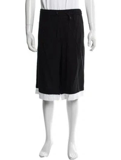 Pre-owned Wales Bonner Jogger Shorts In Black