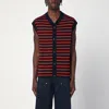 Wales Bonner Kamau Cardigan In Blue