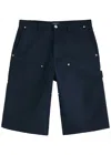 Wales Bonner Kingston Twill Shorts In Navy