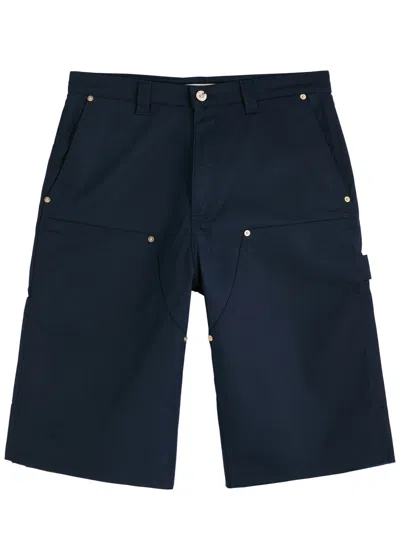 Wales Bonner Kingston Twill Shorts In Navy