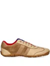 Wales Bonner Leather Lace-up Sneakers In Multi