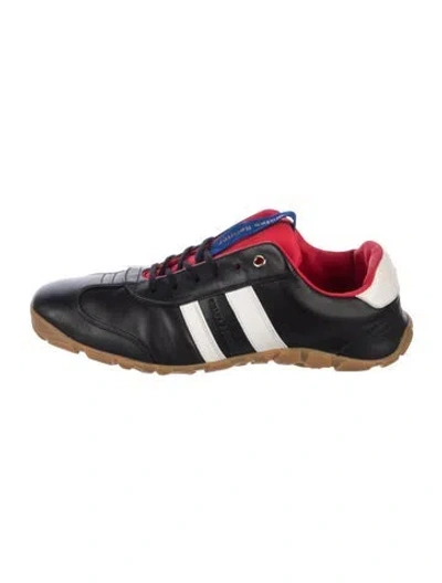 Pre-owned Wales Bonner Leather Sneakers In Black