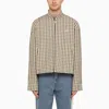 Wales Bonner Path Harrington Checked Cotton Jacket In Multicolor