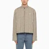 Wales Bonner Path Harrington Checked Cotton Jacket In Multicolor