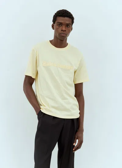 Wales Bonner Logo Embroidery T-shirt In White