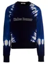 Wales Bonner Embroidered Logo Sweatshirt Tie Dye