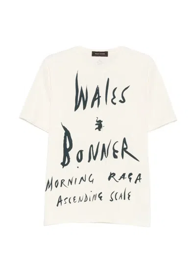 Wales Bonner Logo-print T-shirt In White
