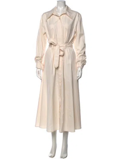 Pre-owned Wales Bonner Long Dress In Neutrals