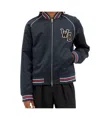 Wales Bonner Marvel Jacket In Navy Blue In Black