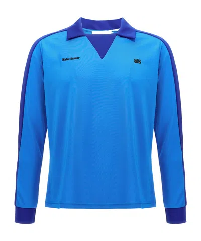 Wales Bonner Home Jersey Sweater, Cardigans In Blue