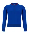 Wales Bonner 'day Knit Top' Sweater In Blue