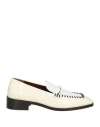Wales Bonner Man Loafers Cream Size 9 Leather In White