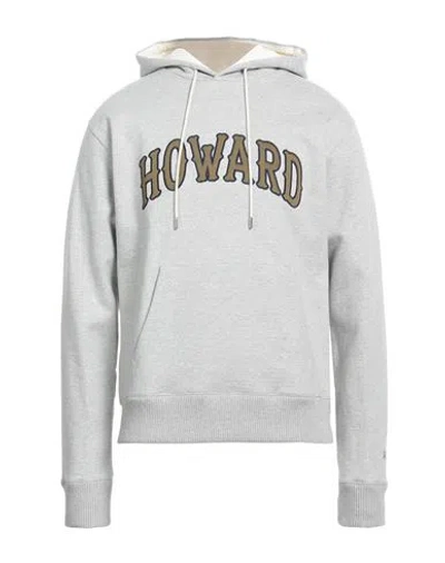 WALES BONNER WALES BONNER MAN SWEATSHIRT LIGHT GREY SIZE L COTTON, ELASTANE
