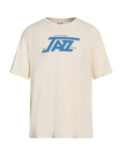 Wales Bonner Man T-shirt Ivory Size Xl Organic Cotton In White