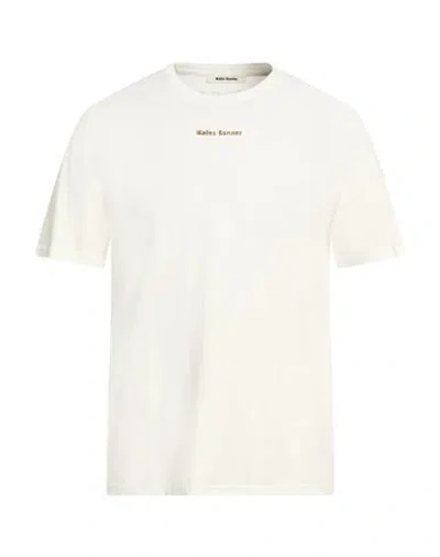 Wales Bonner Man T-shirt Ivory Size Xl Organic Cotton In White
