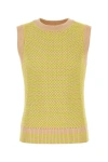 Wales Bonner Two-tone Knit Vest Unity In Multicolor