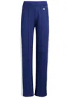 Wales Bonner Mantra Panelled Jersey Track Pants In Navy