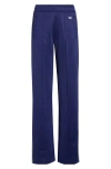 Wales Bonner Mantra Panelled Jersey Track Pants In Navy/natural