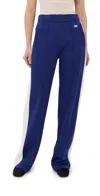 Wales Bonner Mantra Panelled Jersey Track Pants In Navy/natural