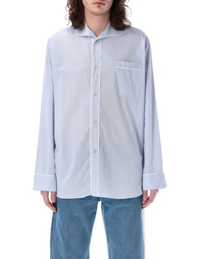 Wales Bonner Pocket Shirt Long Sleeves In Blue