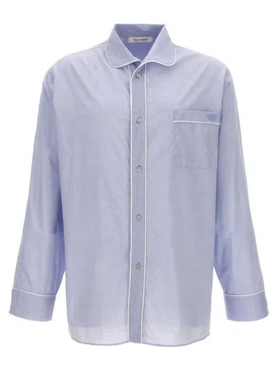 Wales Bonner 'market' Shirt In Blue